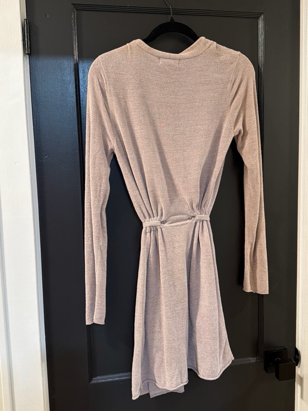 Barefoot Dreams Long Sleeve Knit Dress in Light Taupe